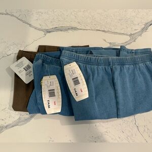 Bundle 3 NWT Capris/Pants - Jeans size 16 Capri - Cargo pants size 16 petite